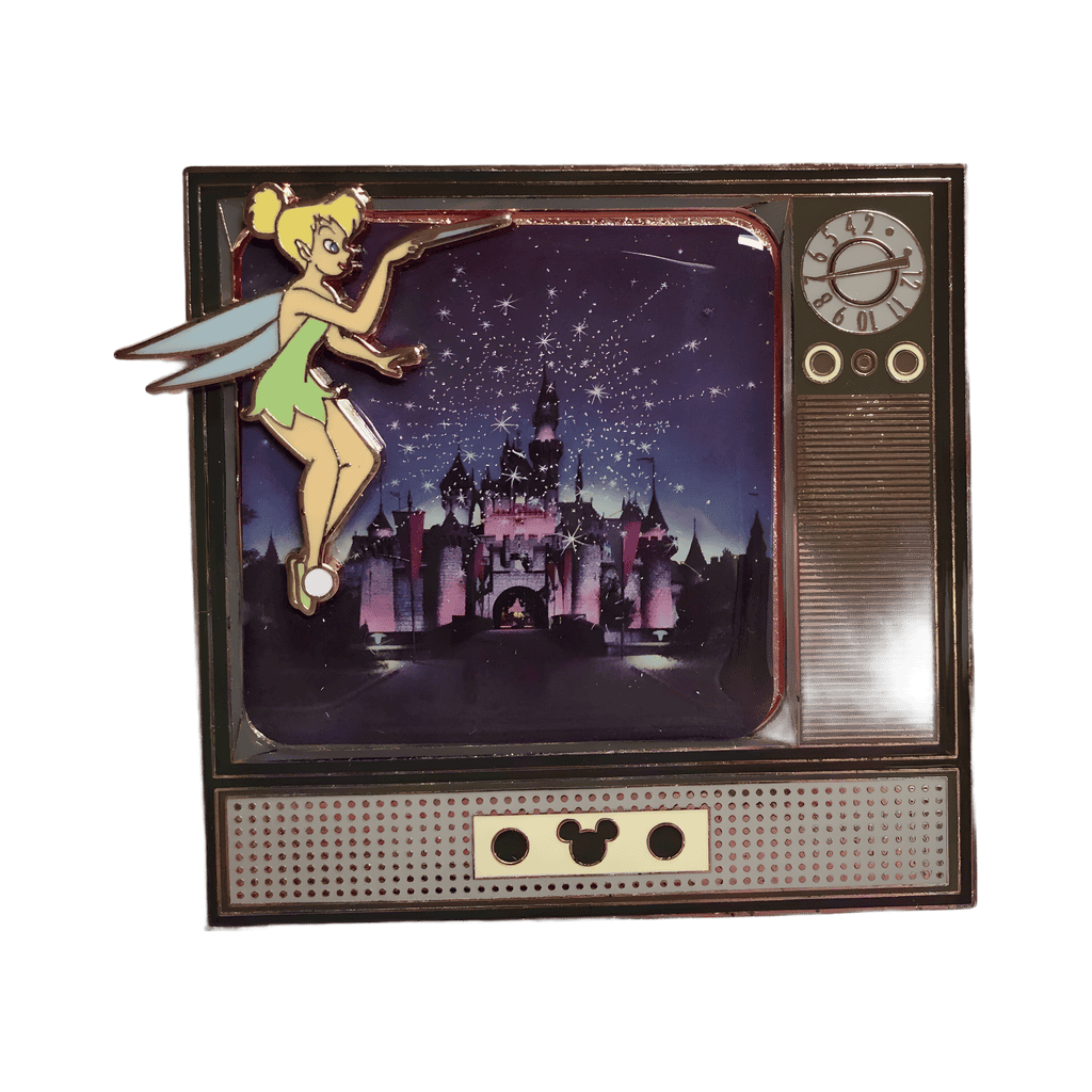 Sleeping Beauty Castle and Tinker Bell Mini Jumbo Disney pin