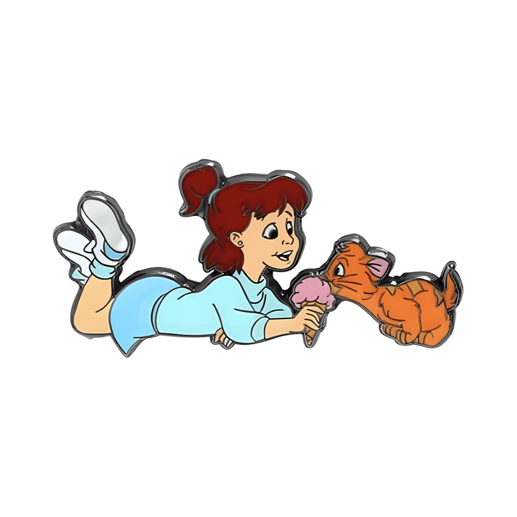 Jenny and Oliver Sharing Ice Cream Disney pin