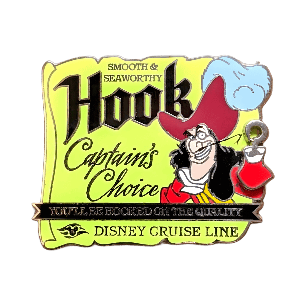 Hooked on Quality Disney pin