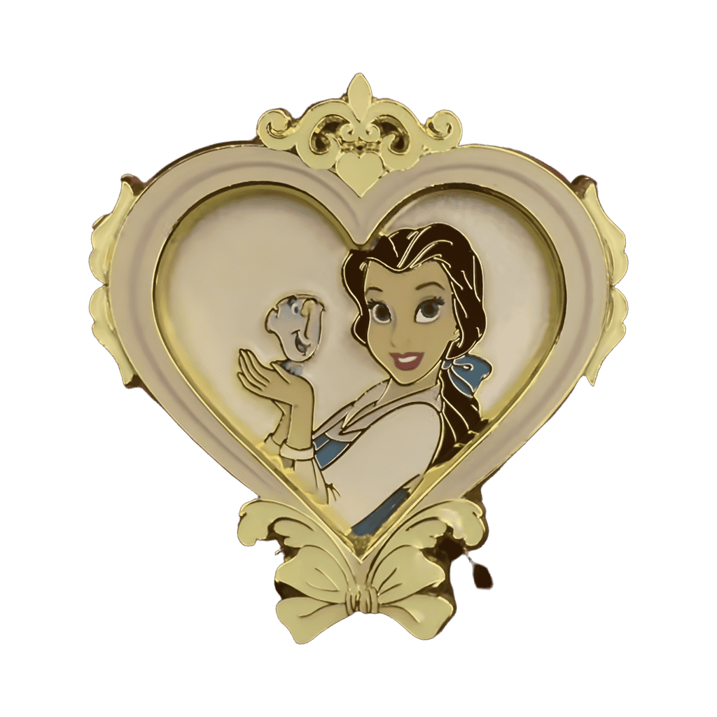 Belle and Chip Disney pin