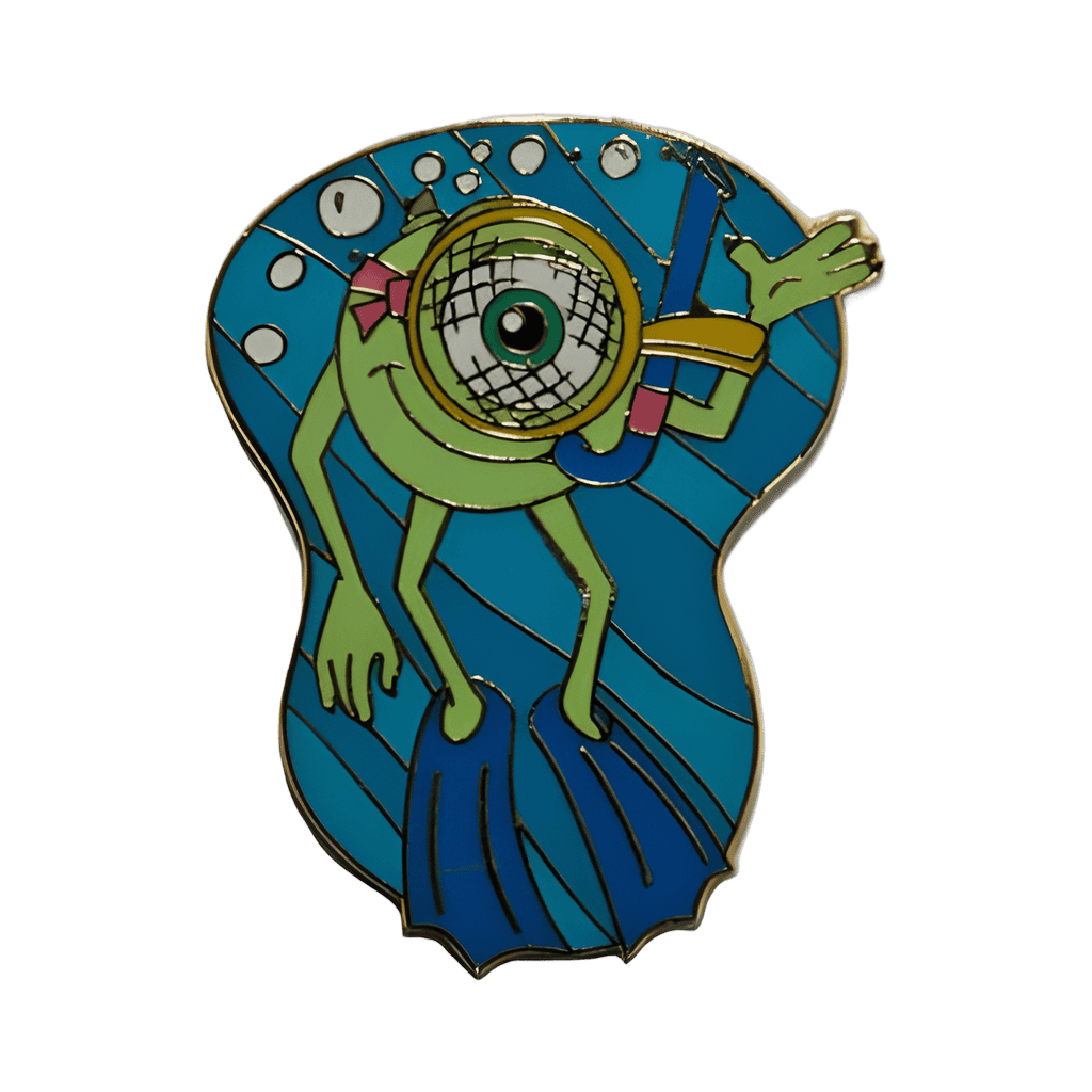 Snorkeling Mike Disney pin