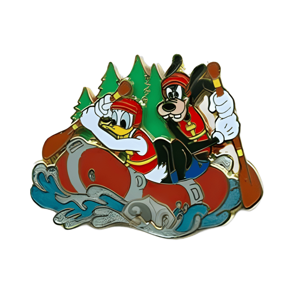 Rafting Adventure with Donald and Goofy Disney pin