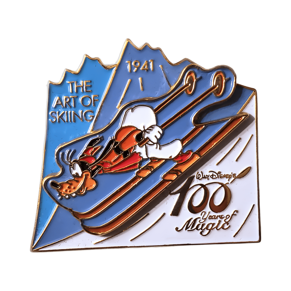 "The Art of Skiing" starring Goofy Disney pin