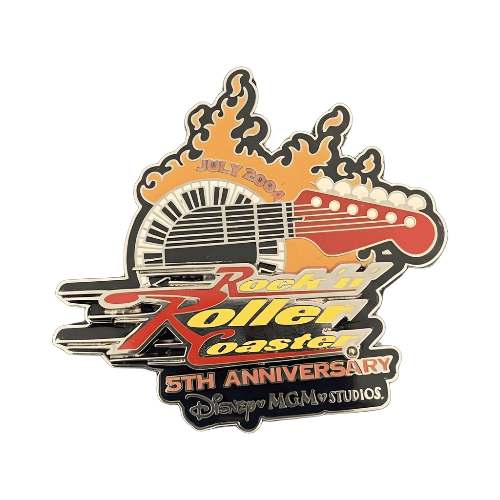 Rock’s Roller Coaster 5th Anniversary MGM Studios Disney pin
