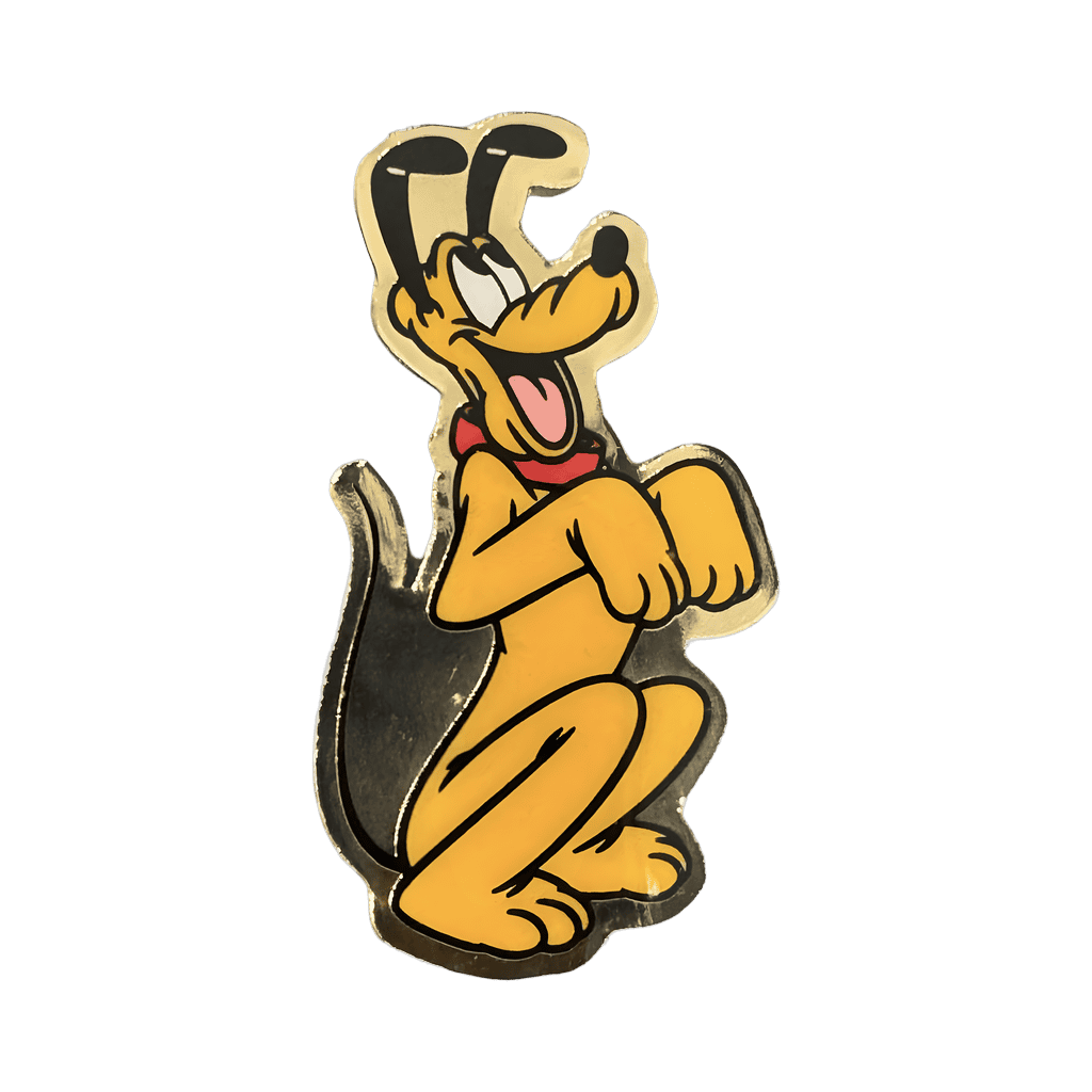 Pluto Begging Disney pin