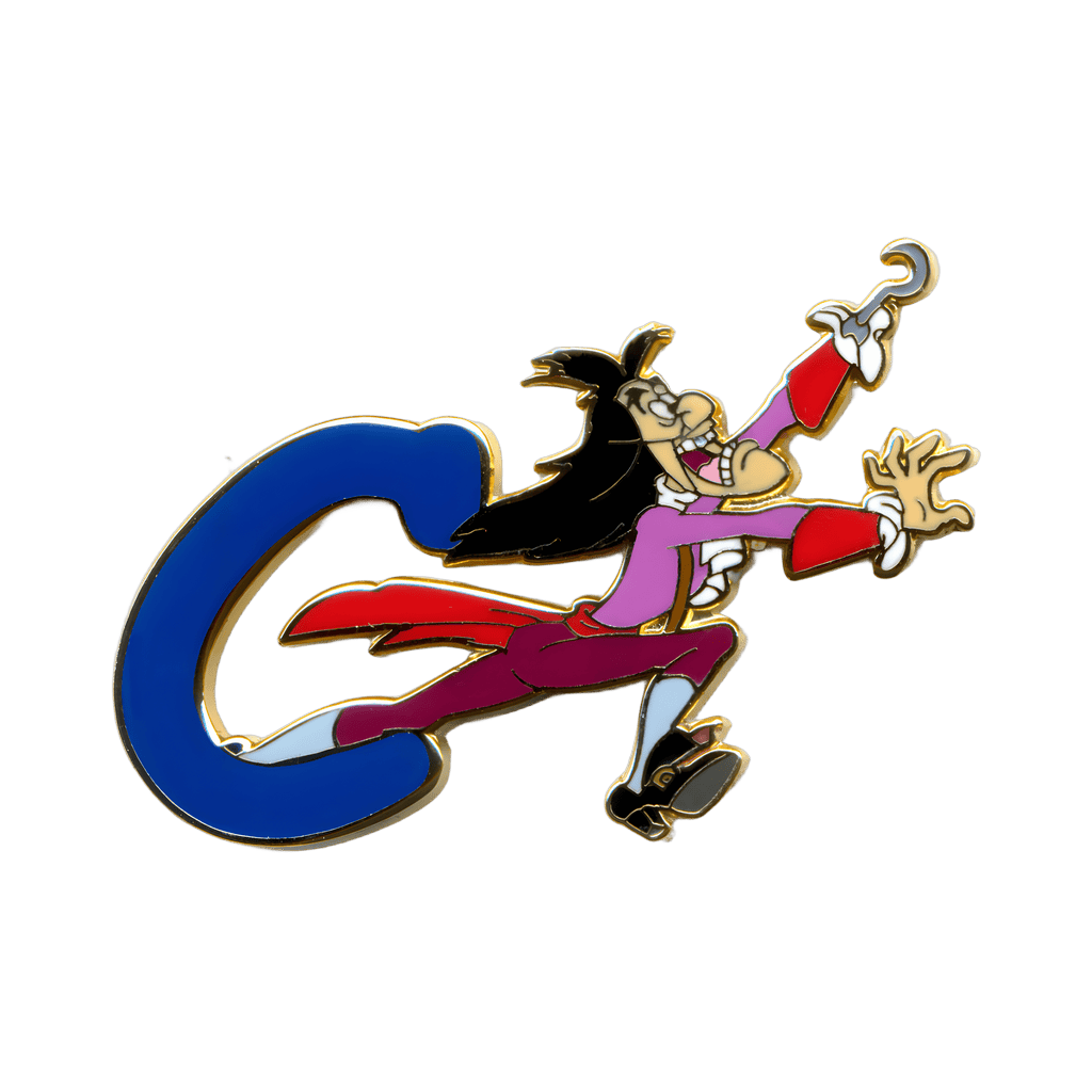 C is for Captain Hook Disney pin