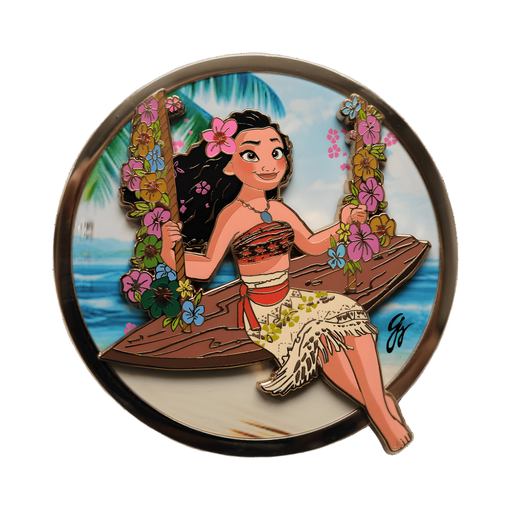 Moana on a Swing Disney pin