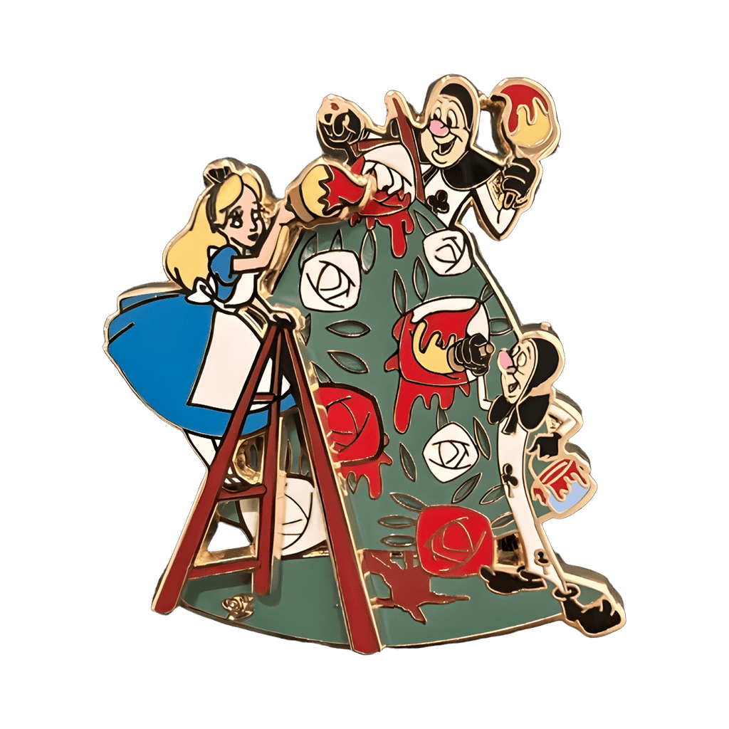 Alice and Cards Painting the Roses Red Disney pin