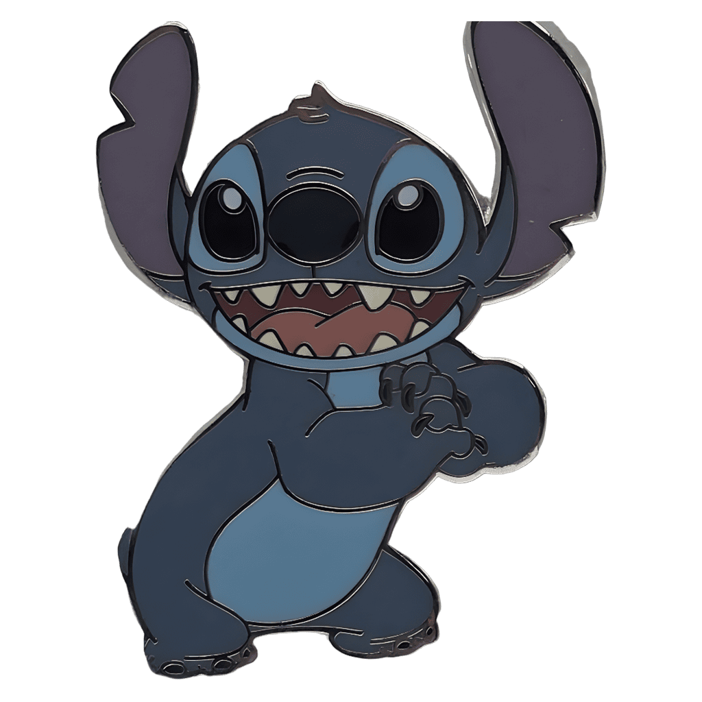 Stitch Hands Clasped & Smiling Disney pin