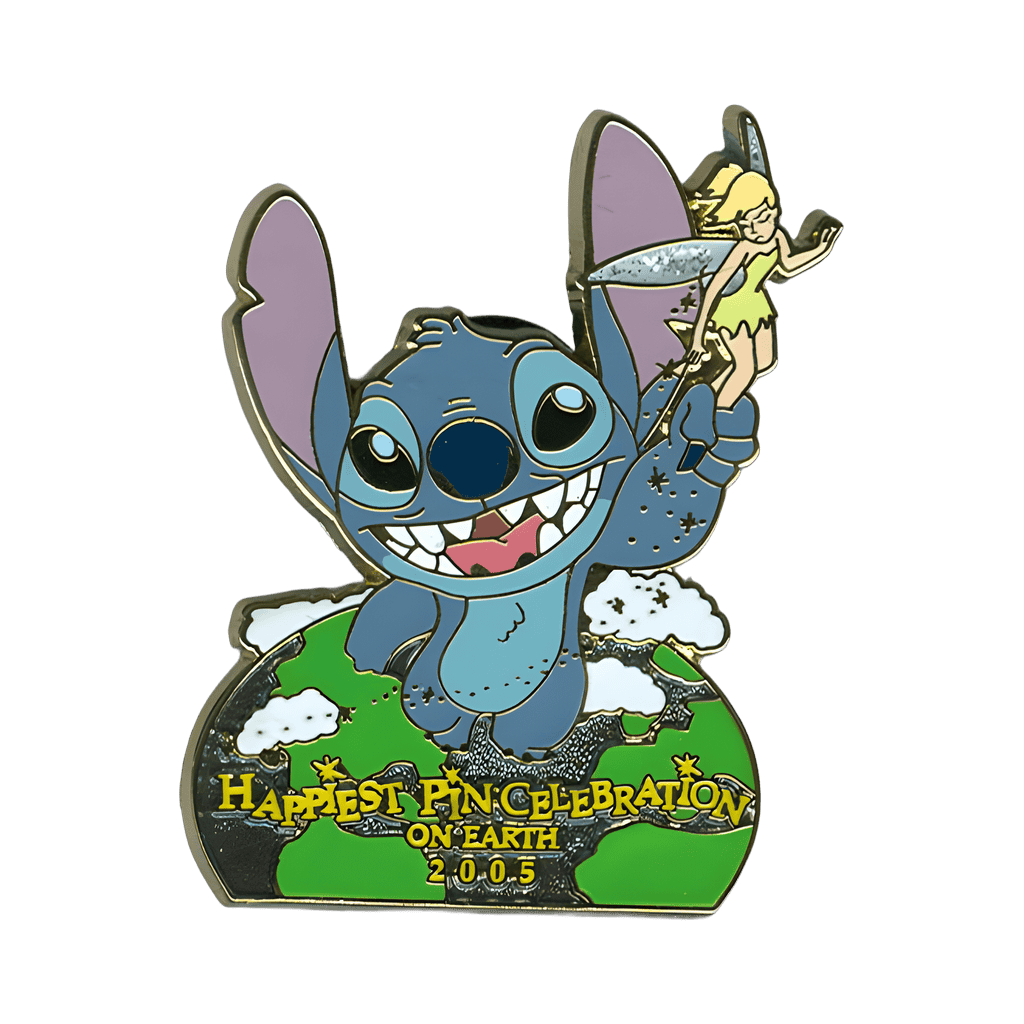 Stitch and Tinker Bell Fly Away Disney pin