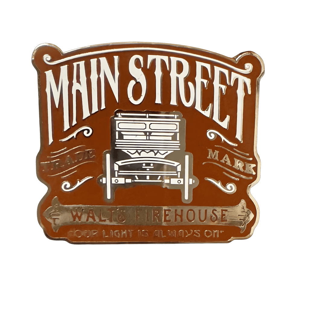 Main Street Walt's Firehouse Disney pin