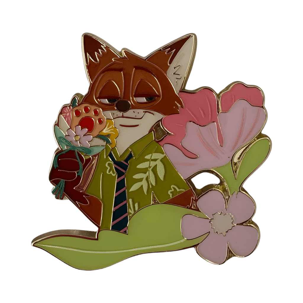 Floral Spring Mystery - Zootopia - Nick Wilde Disney pin