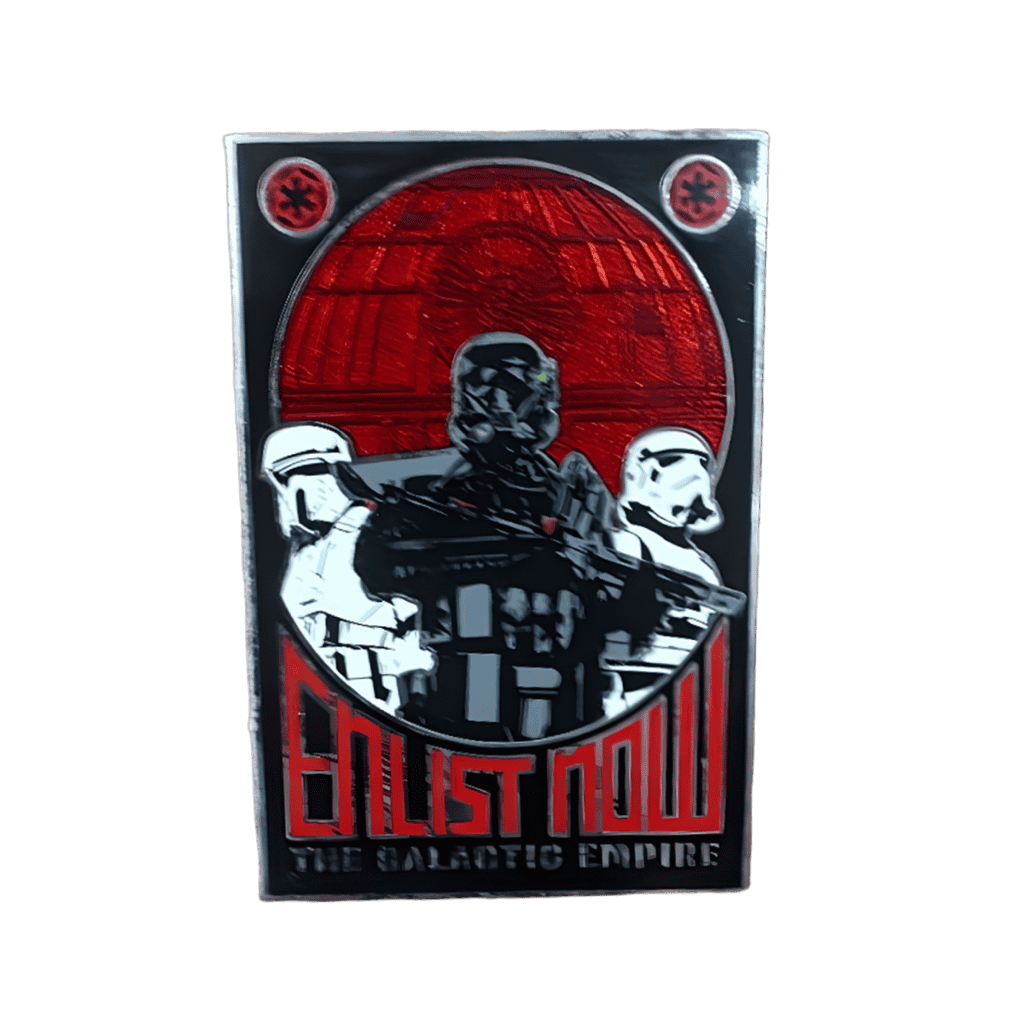 Enlist Now Stormtroopers Disney pin
