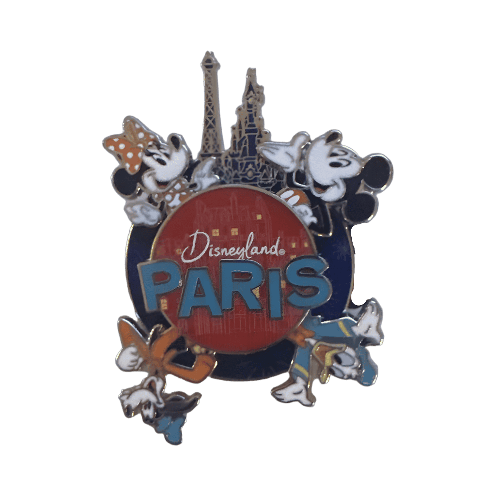 Mickey, Minnie, Donald, and Goofy Spinner Disney pin