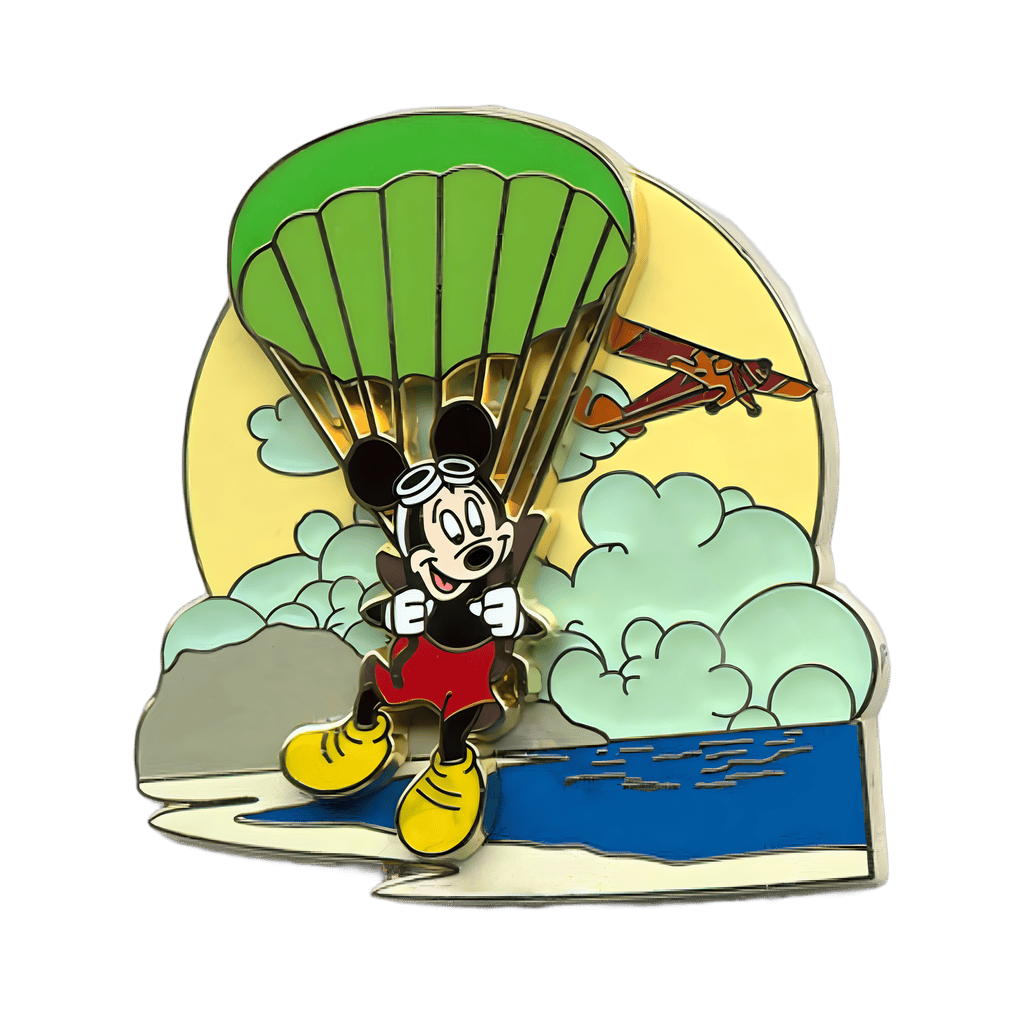 Mickey Parachuting Disney pin