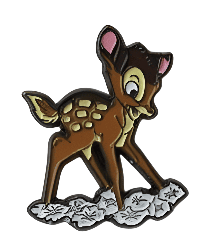 Bambi among flowers (Gold) Disney pin