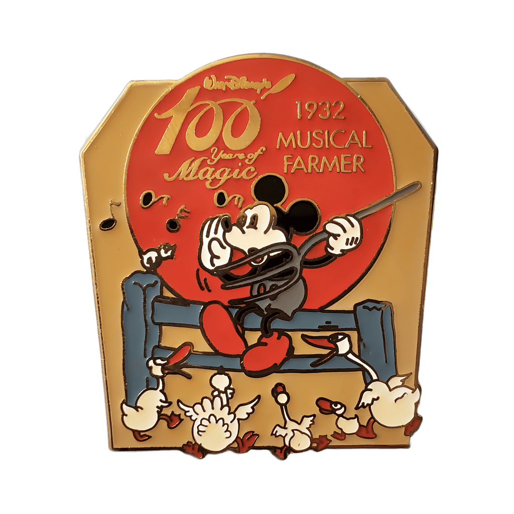 "Musical Farmer" starring Mickey Mouse Disney pin