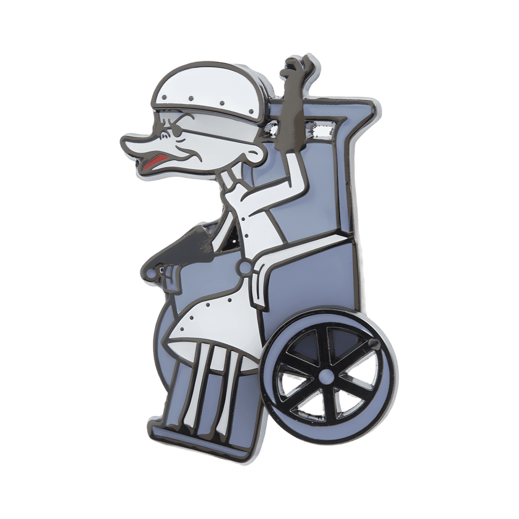 Dr. Finkelstein Wheel and Skull Spinner Disney pin