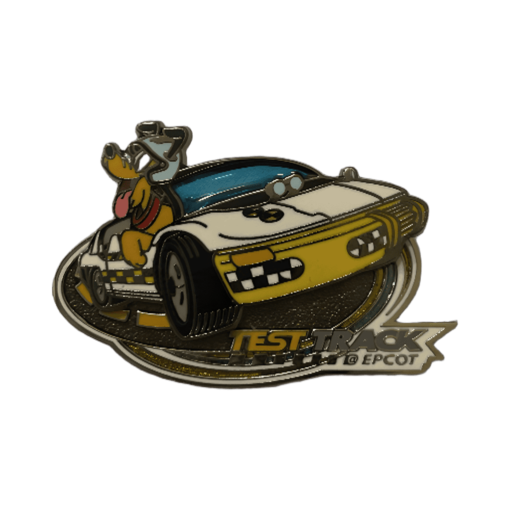 Test Track Pluto Disney pin