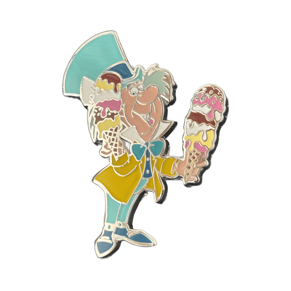 Mad Hatter w/ 2 cones Disney pin
