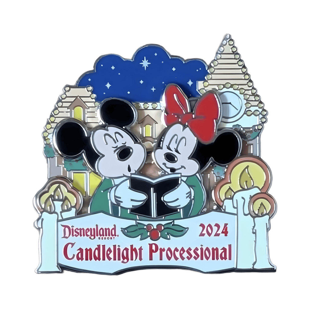 Mickey and Minnie Mouse Caroling Disney pin