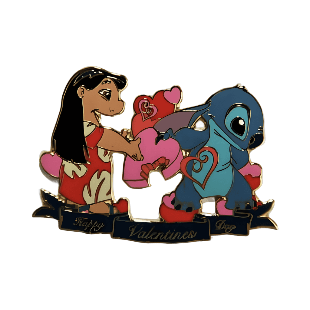 Lilo and Stitch Valentines Day Disney pin
