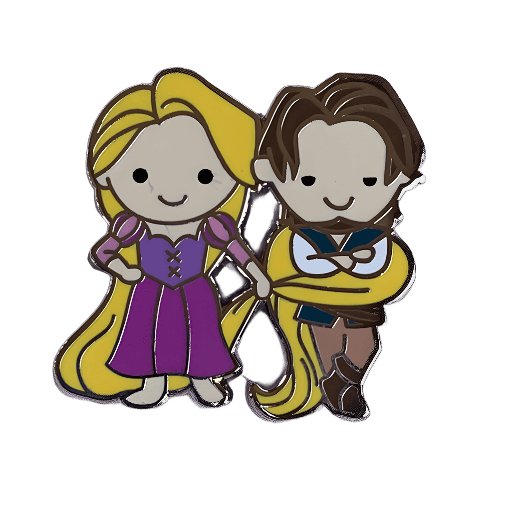 Rapunzel and Flynn Disney pin