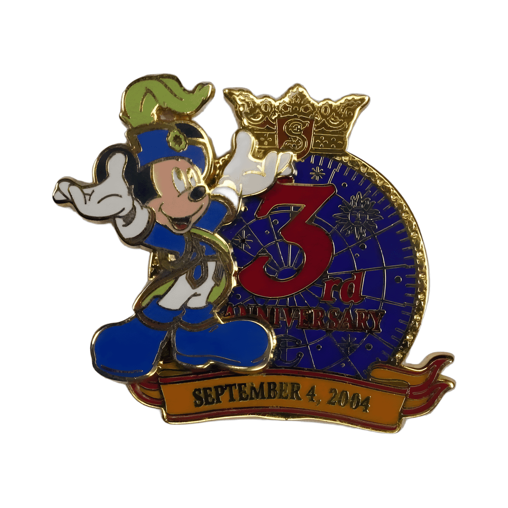 3rd Anniversary Disney pin