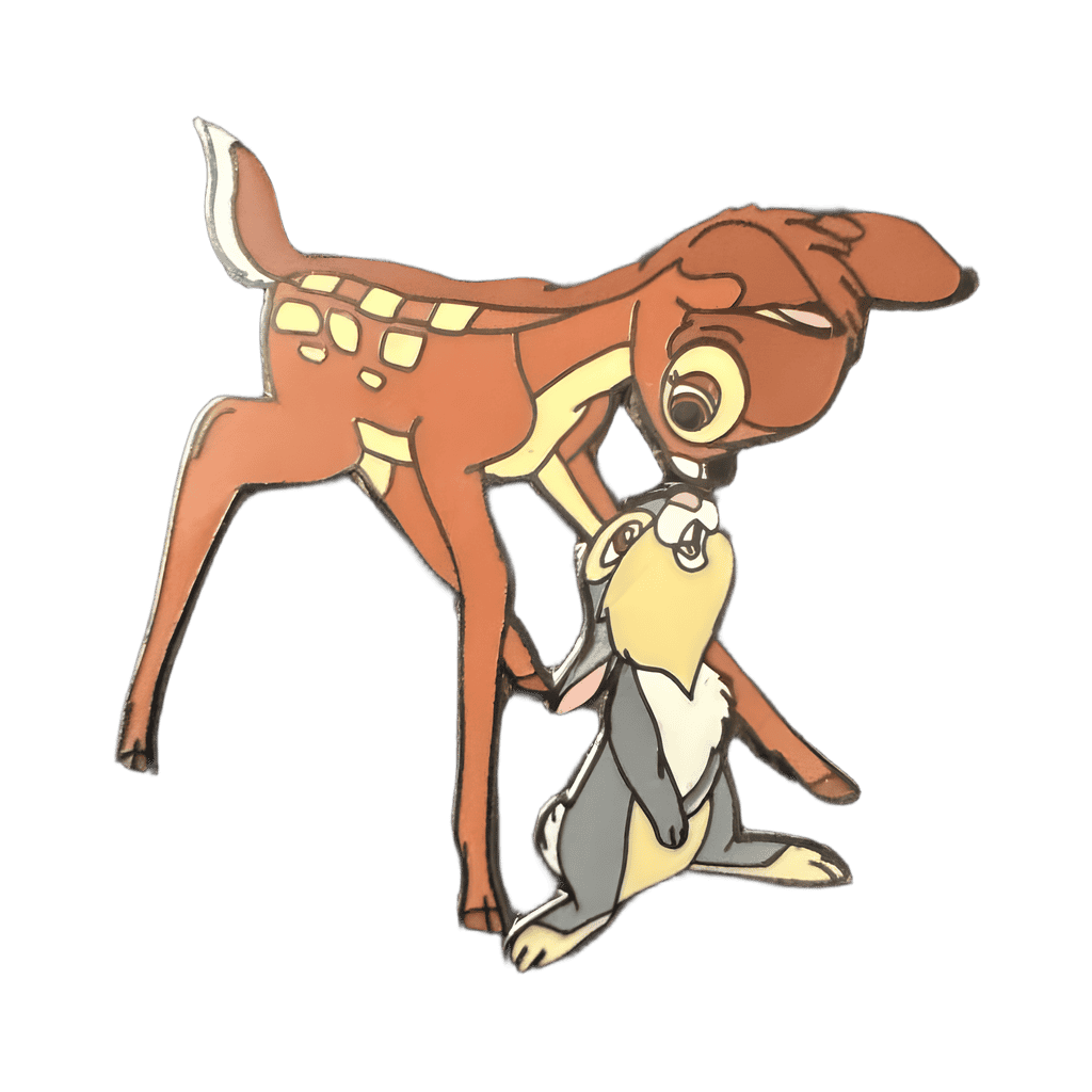 Bambi & Thumper Touching Noses Disney pin