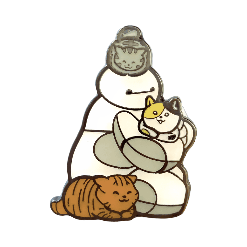 Baymax with Cats Disney pin