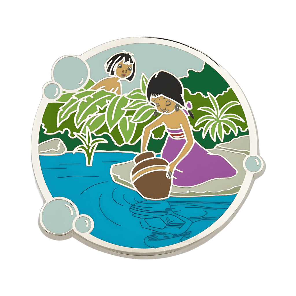 Mowgli and Shanti Disney pin