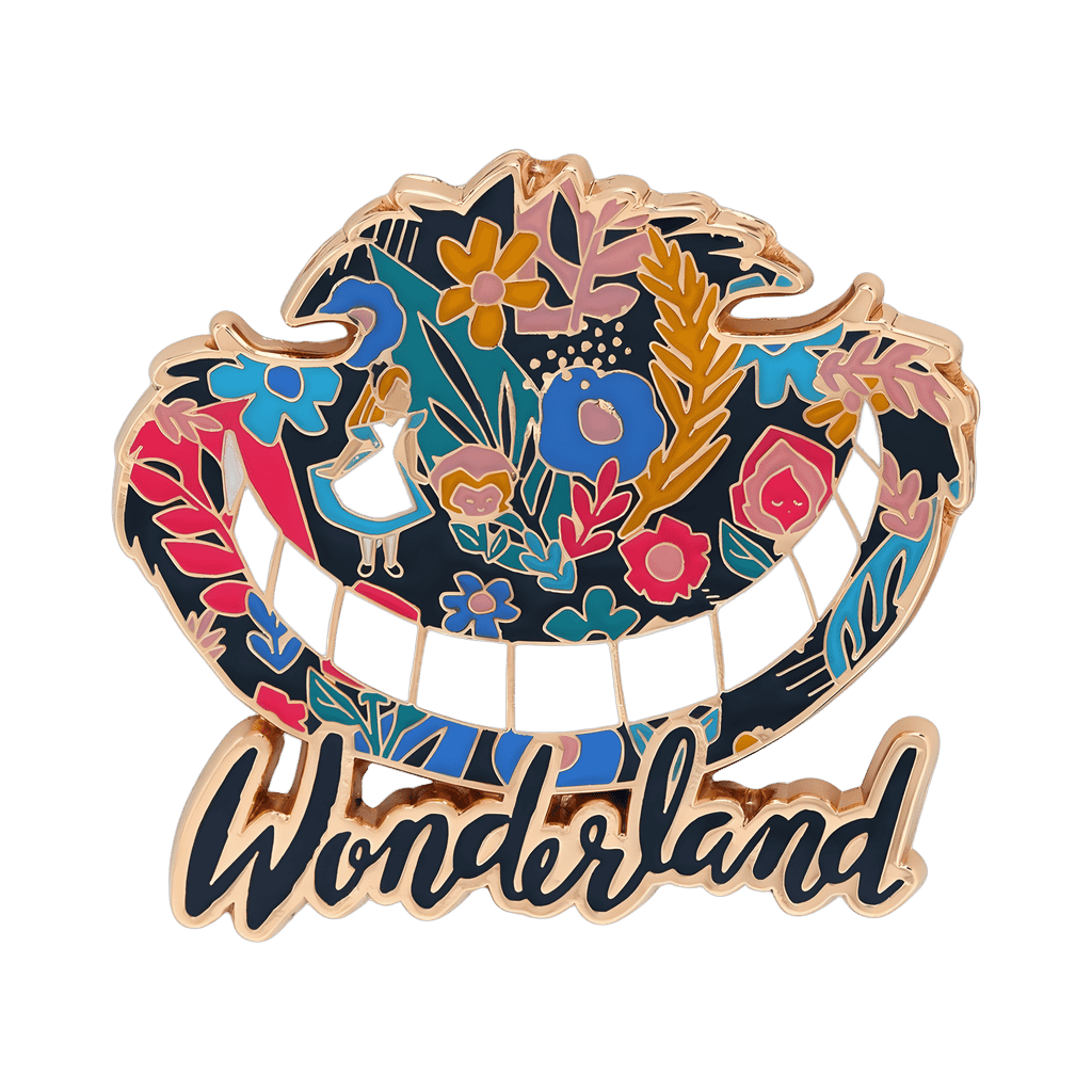 Floral Grin Disney pin
