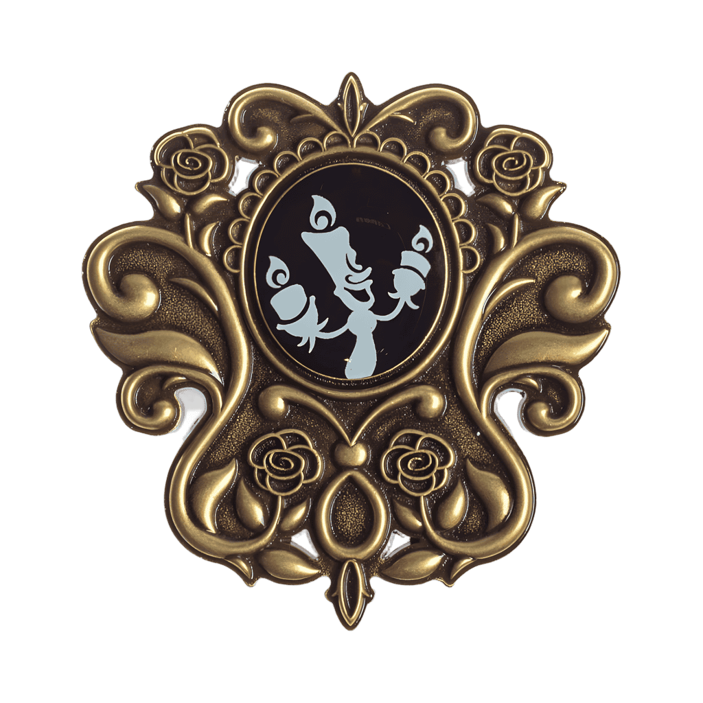 Gold Frame Lumière Portrait Disney pin