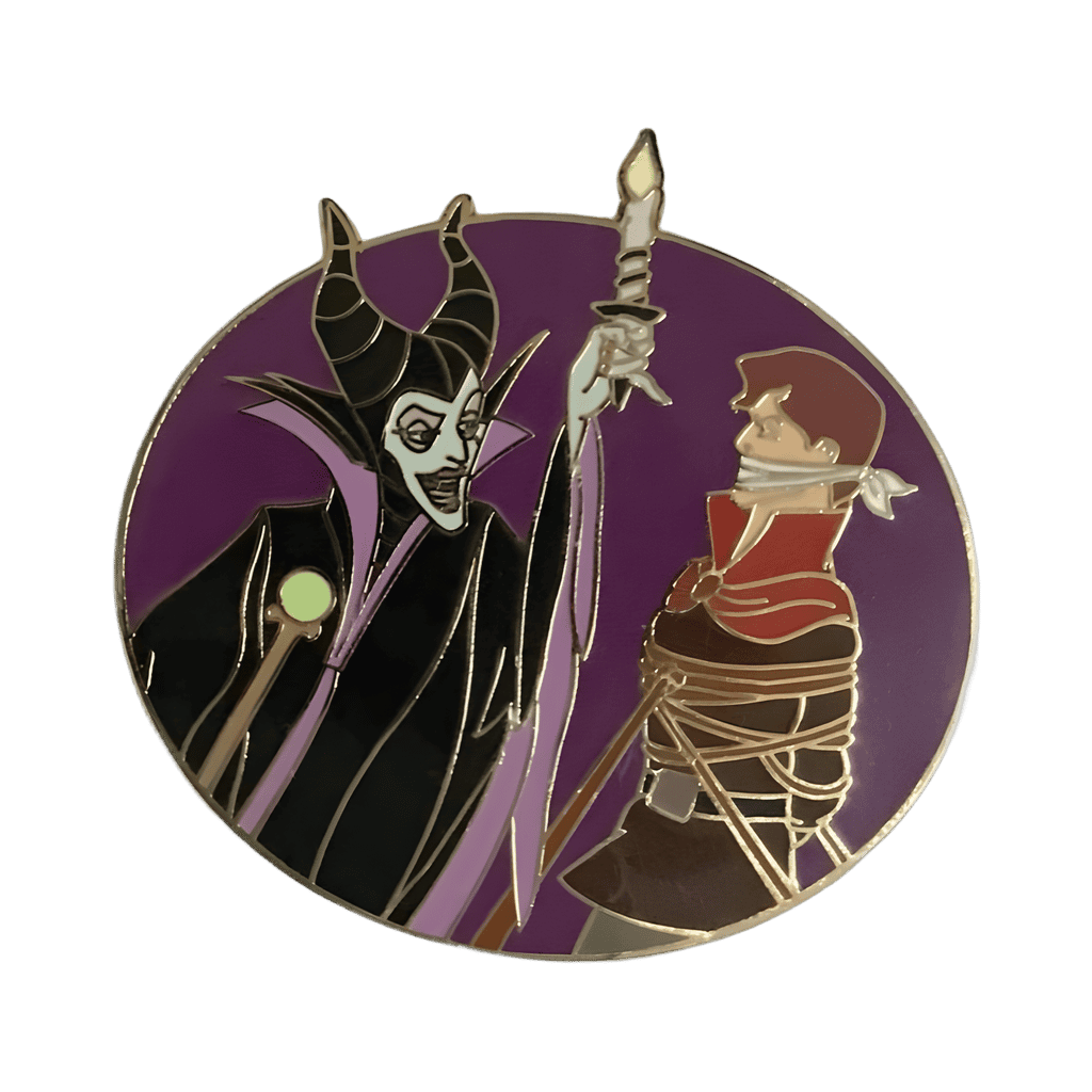 Maleficent and Philip Disney pin