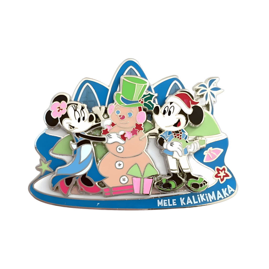 Mickey and Minnie Mele Kalikimaka Disney pin