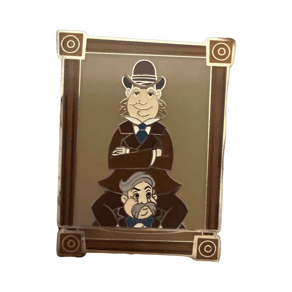 Quicksand Men Stretching Portrait Disney pin