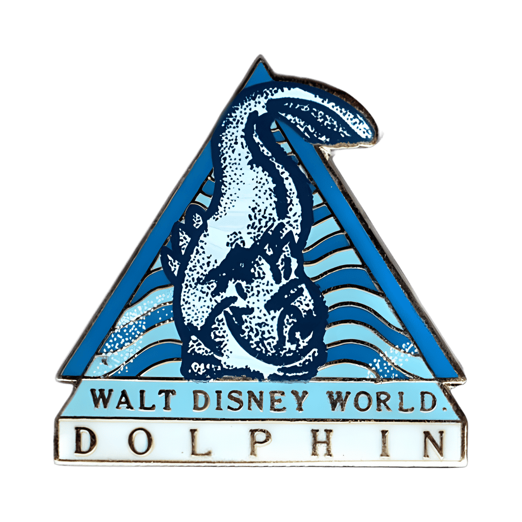Dolphin Logo Disney pin