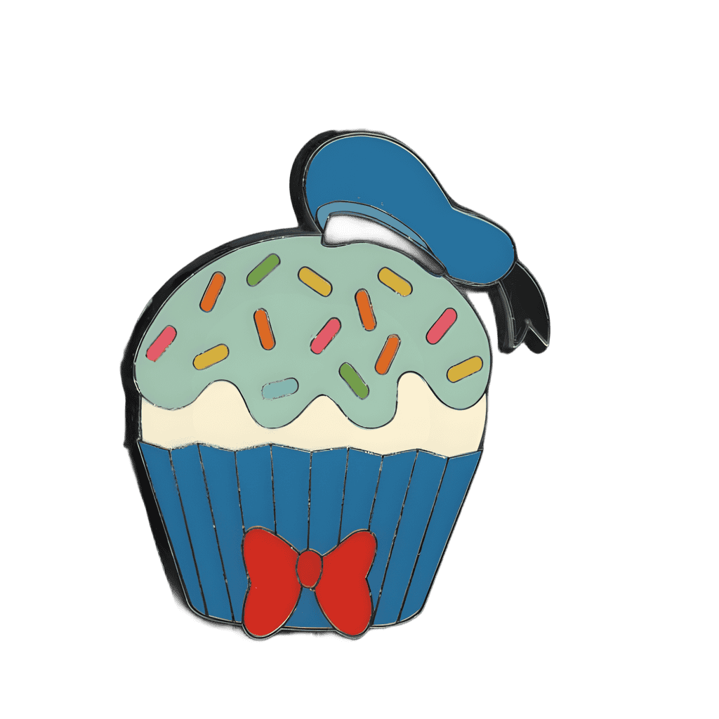Donald Duck Cupcake Disney pin