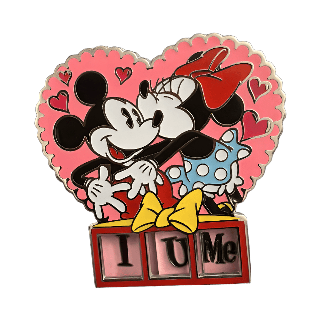 Mickey and Minnie. U love me Disney pin