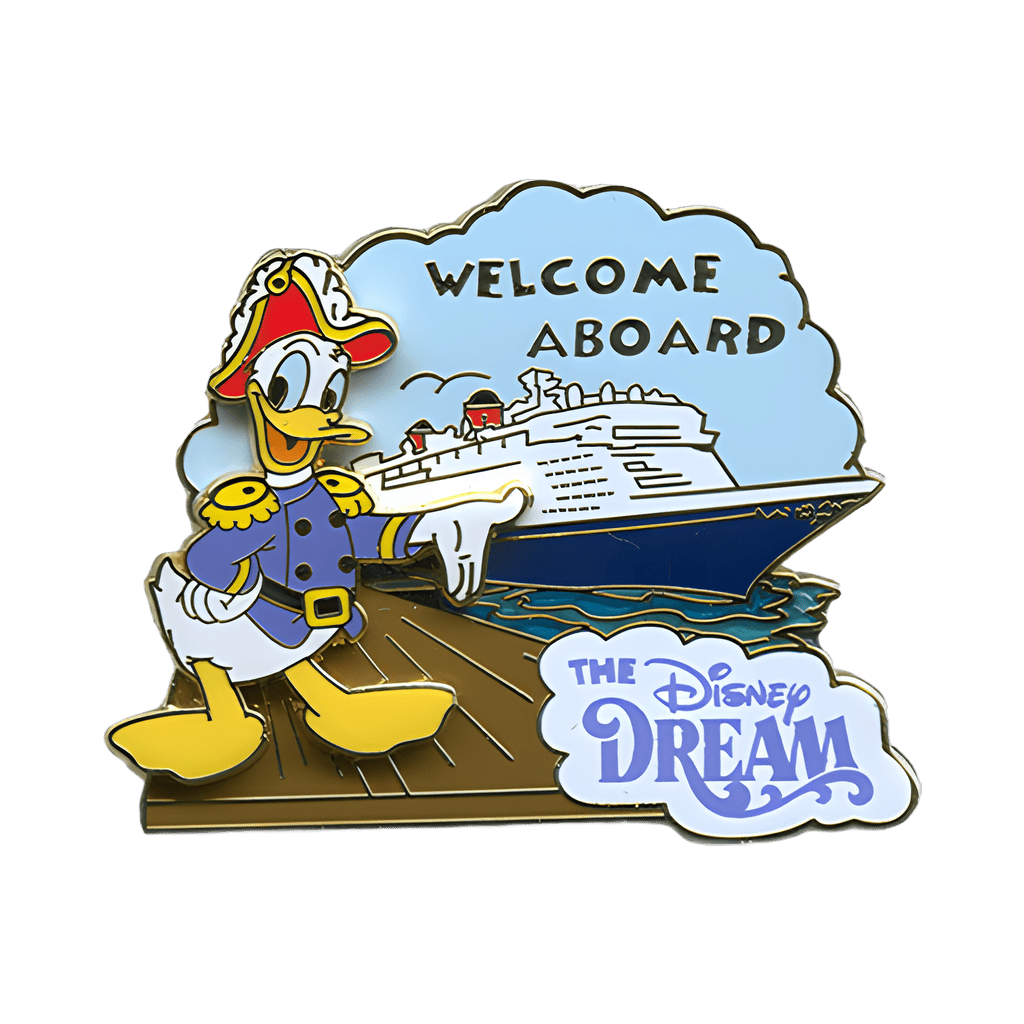 Welcome Aboard the Dream - Donald Duck Disney pin