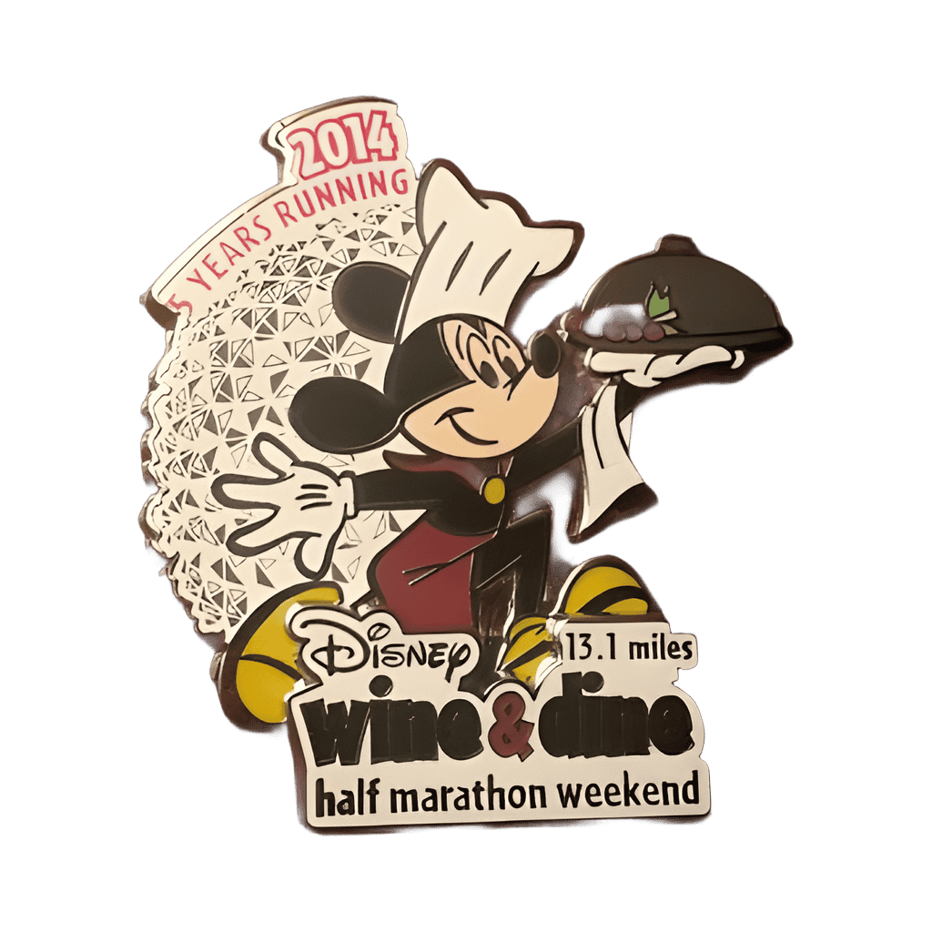 Wine and Dine Logo Disney pin