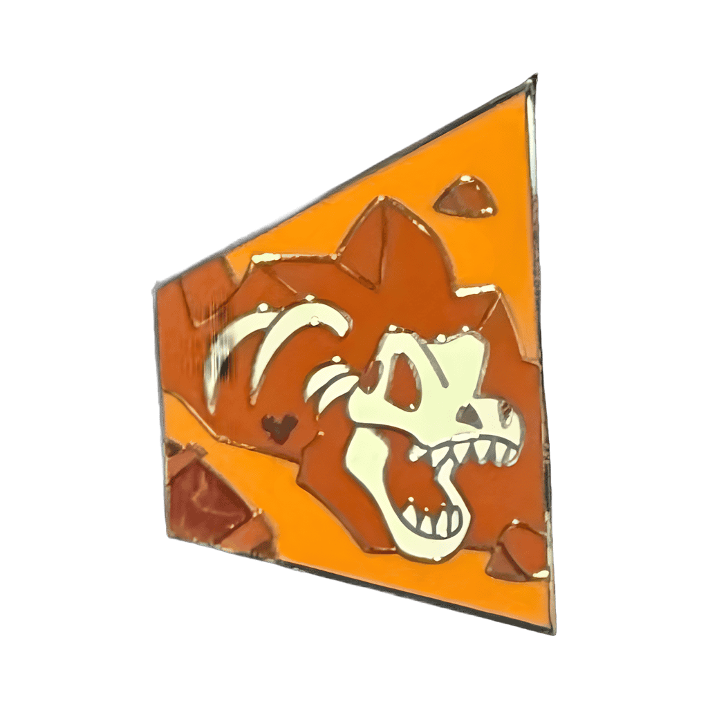 T-Rex Bones / Dinosaur Skeleton Disney pin