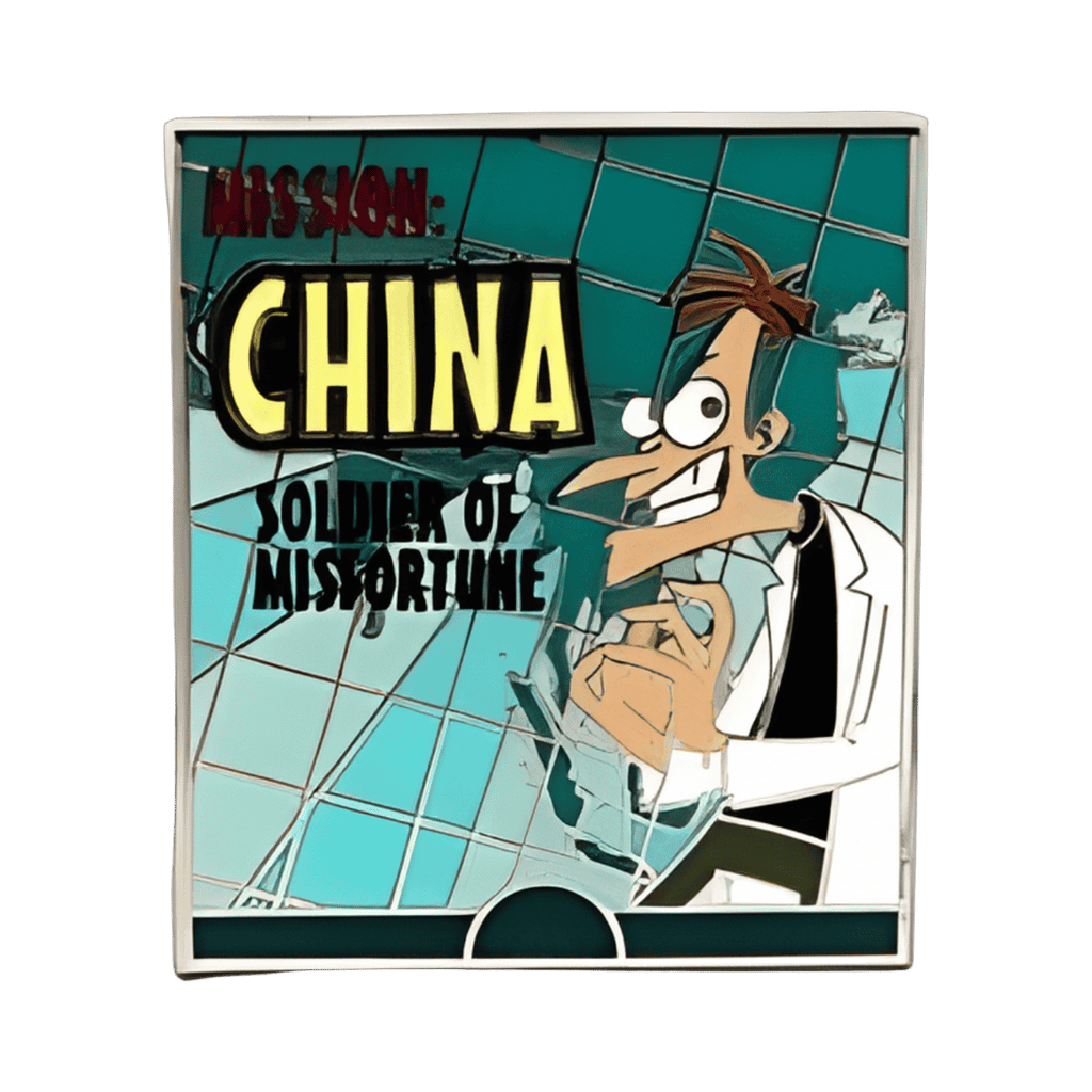 Mission: China Soldier of Misfortune (Dr. Doofenshmirtz) Disney pin