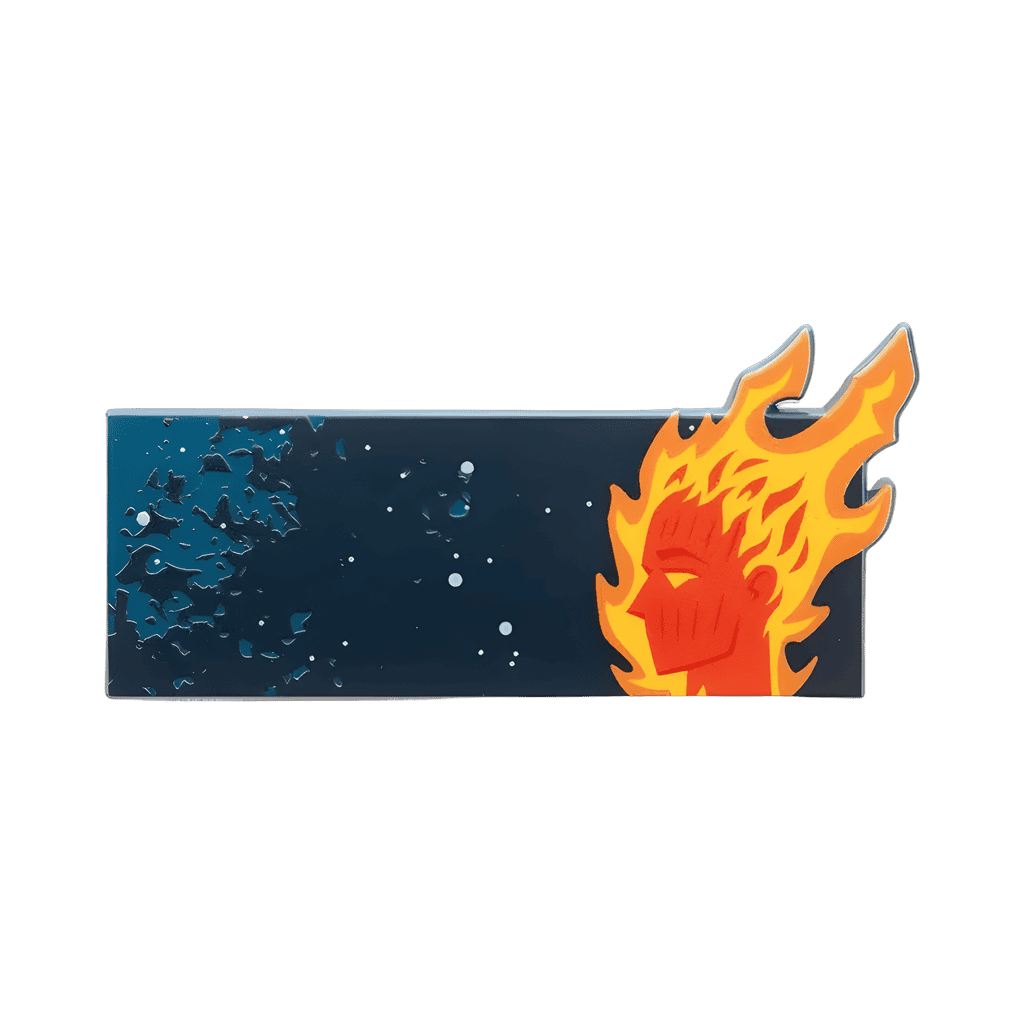 Human Torch Disney pin