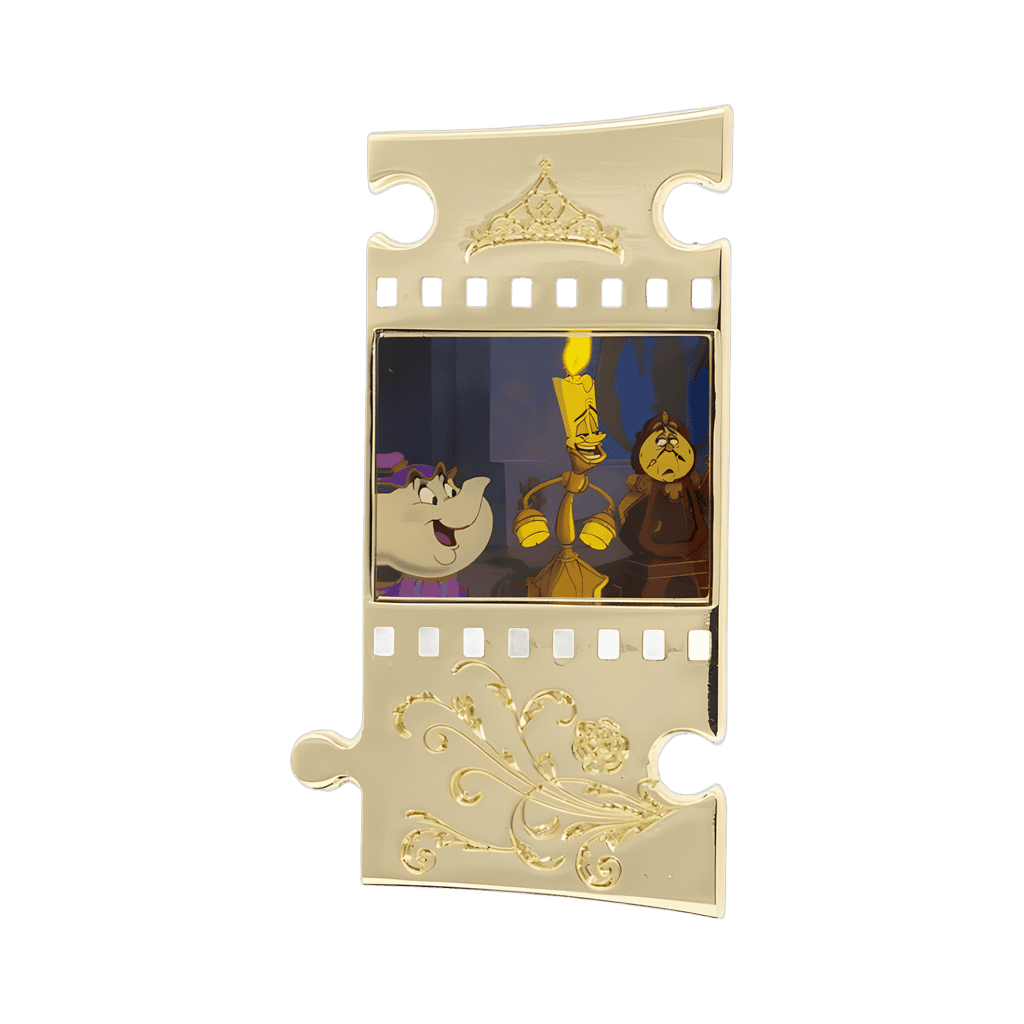 Mrs. Potts, Lumiere, & Cogsworth Disney pin