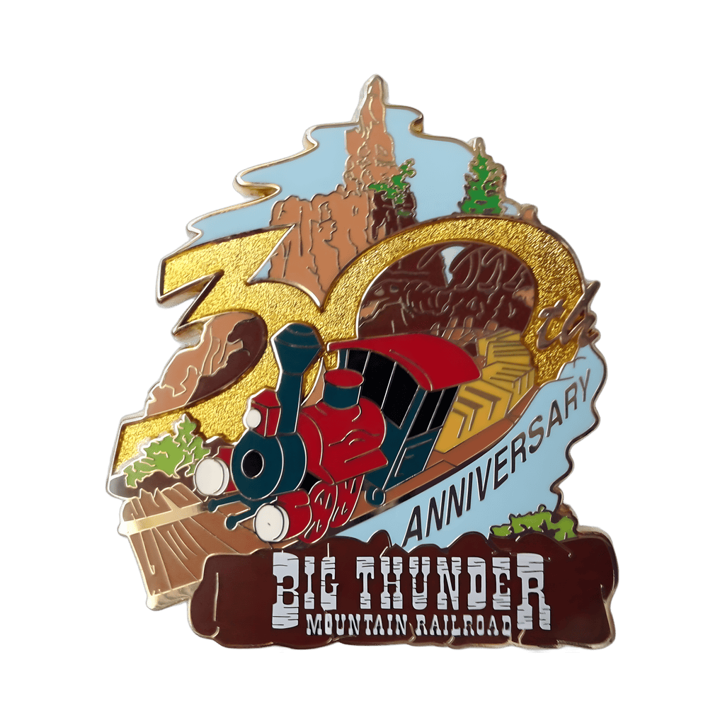 Big Thunder Mountain Railroad 30th Anniversary Disney pin