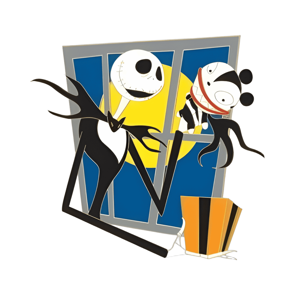 Jack Skellington and Scary Teddy Disney pin