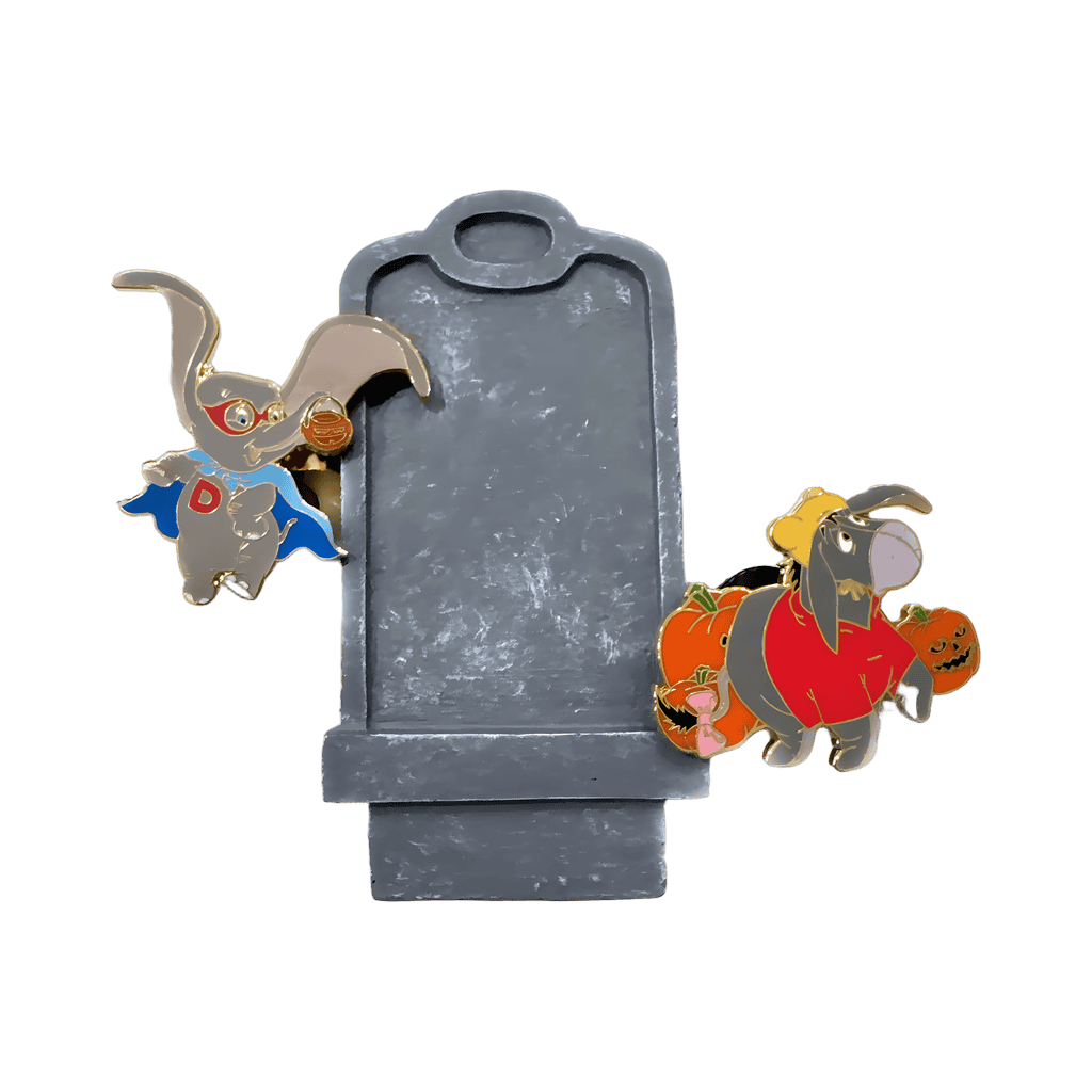 Dumbo as a Superhero and Eeyore as Pooh Disney pin