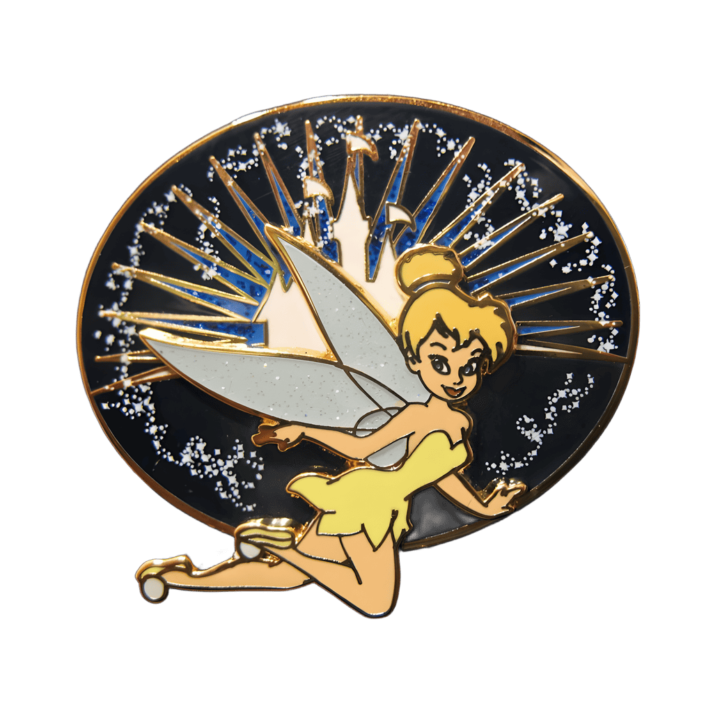 Tinker Bell with Disneyland Castle Disney pin