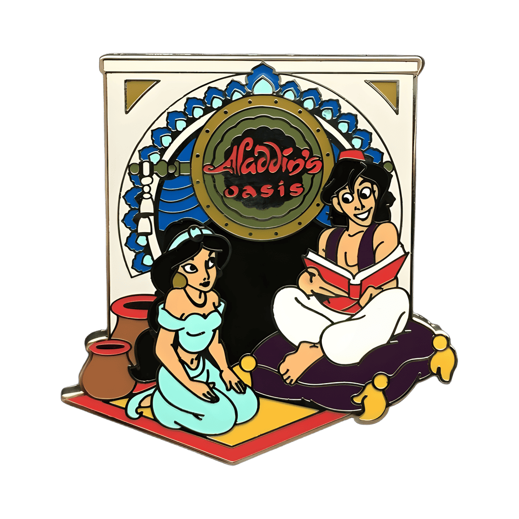 Aladdin's Oasis - Aladdin and Jasmine Disney pin